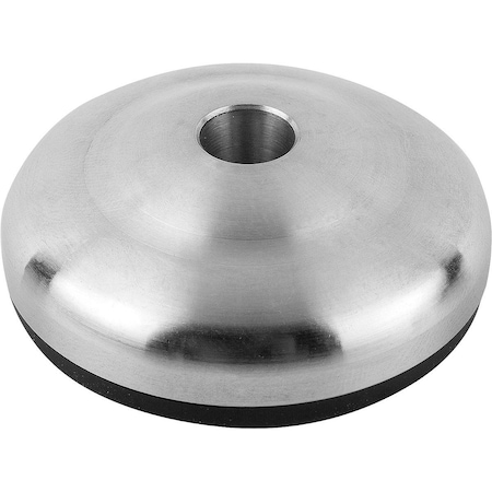 Kipp Plate Eco, Form:B Stainless Steel, Anti-Slip Plate, D=50 K0428.20502